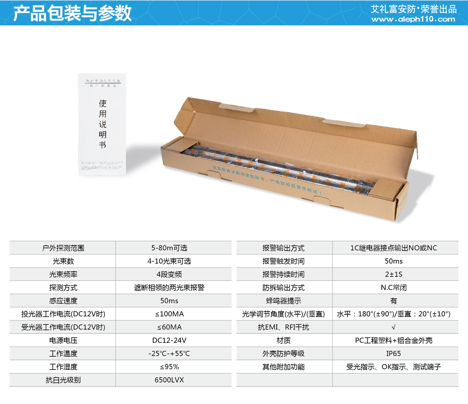 艾禮富 數(shù)字變頻紅外光柵4-10光束