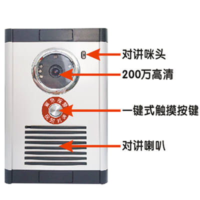 一鍵式雙向可視對講報(bào)警器